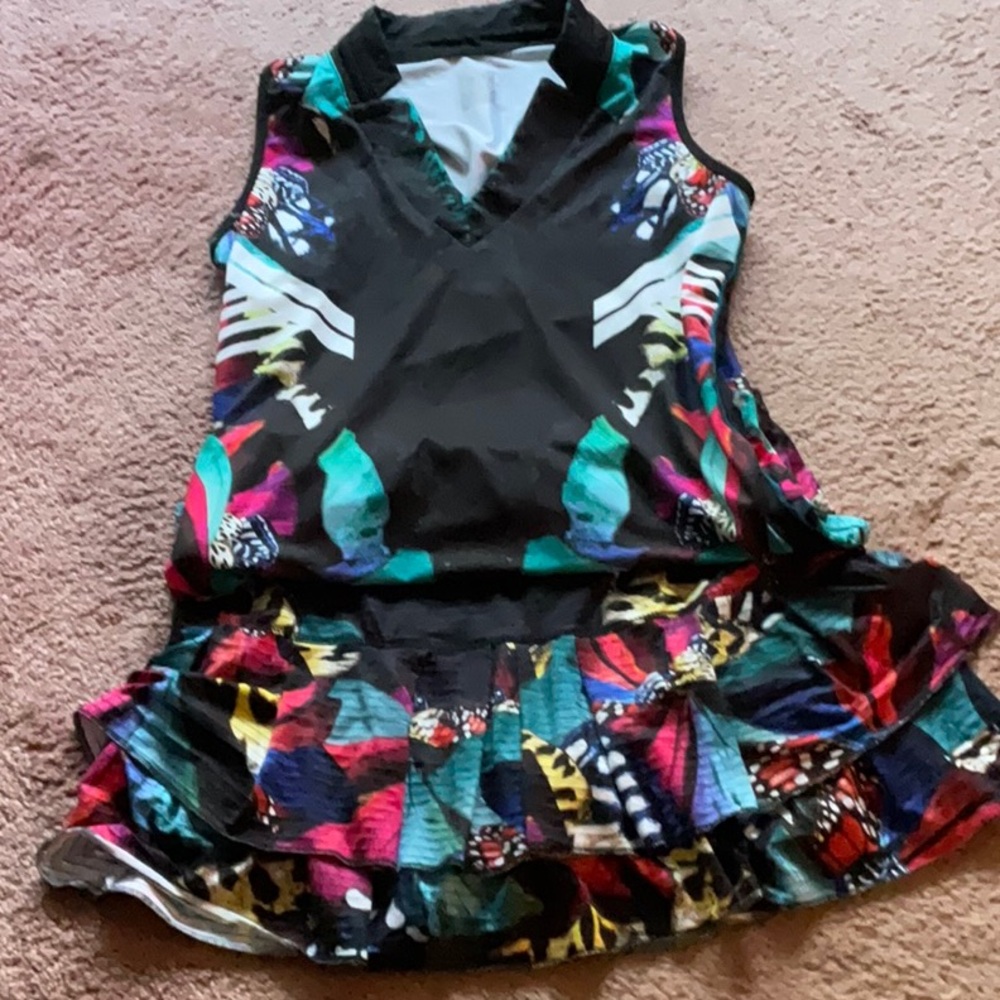 Lucky in love tennis outfit M